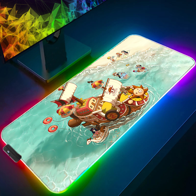 Tablet Gaming Accessories - RGB LED Mouse Pad Office Desk