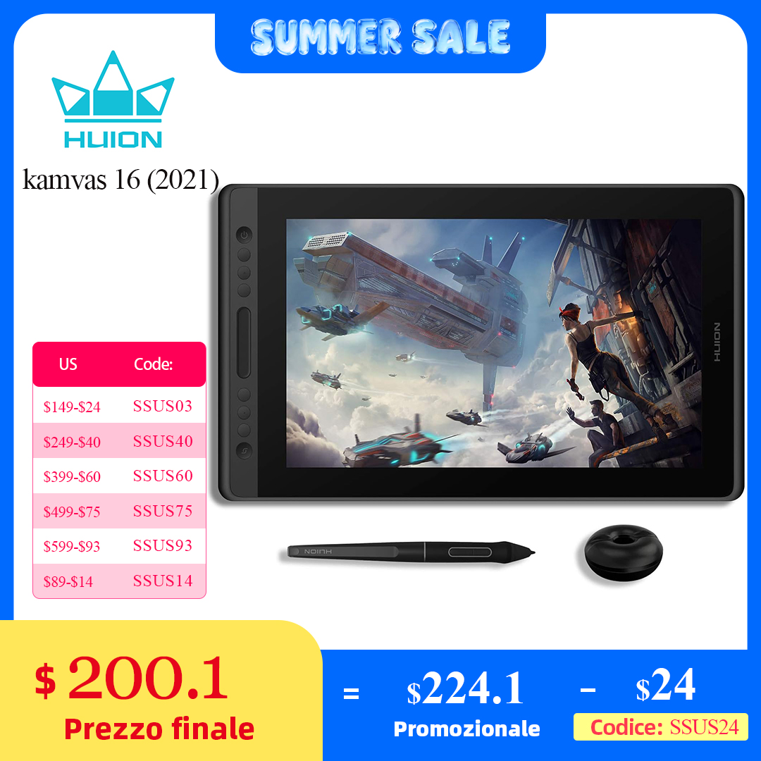 Huion Tablet Accessories - HUION New Arrival Kamvas 16(2021) Graphics