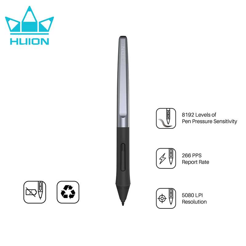 Huion Tablet Accessories - HUION PW100 Battery-Free Stylus Digital Pen