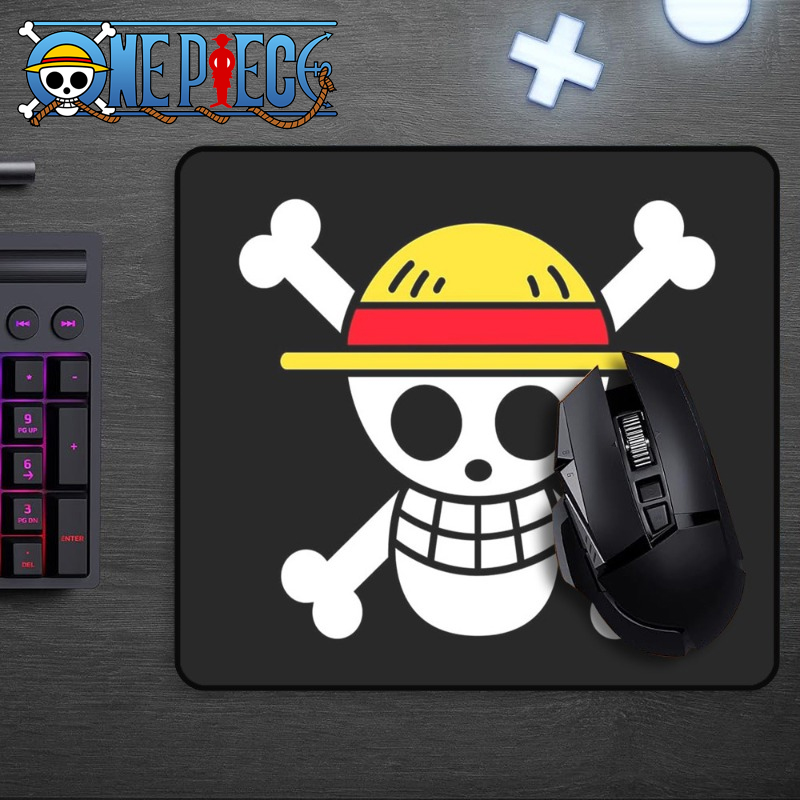 Laptop Tablet Accessories - Cartoon One Piece Luffy Skull Mouse
