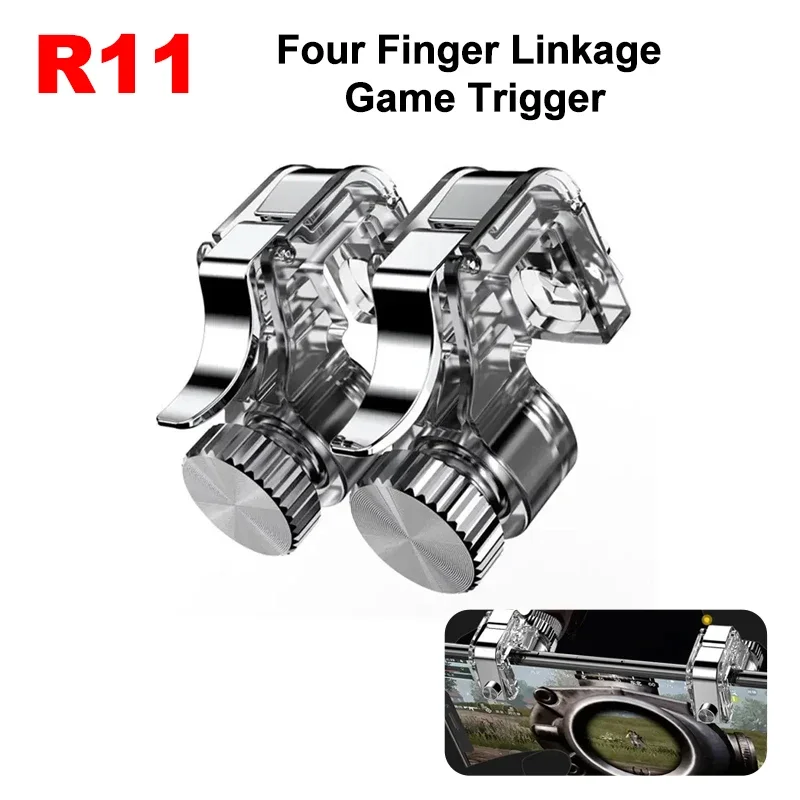 Tablet Gaming Accessories - R11 Mobile Phone PUBG Game Trigger