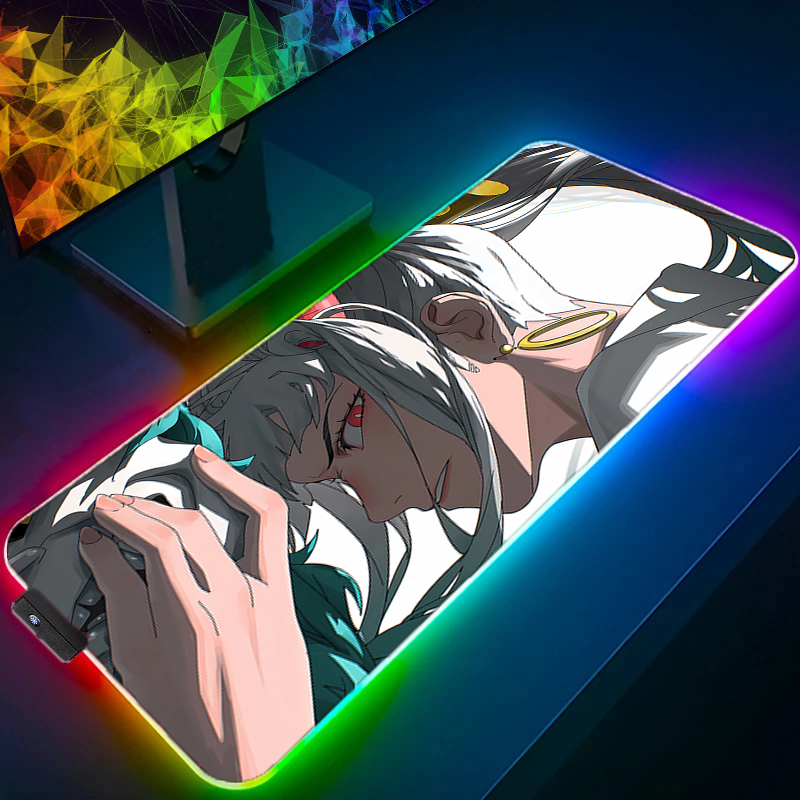 RGB LED Mouse Pad Office Desk  - Tablet Gaming Accessories recension och pris