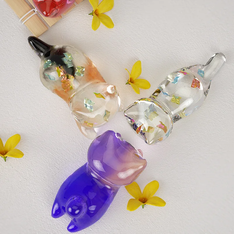 3D Cat Crystal Epoxy Resin Mol - Case With Pencil Holder recension och pris
