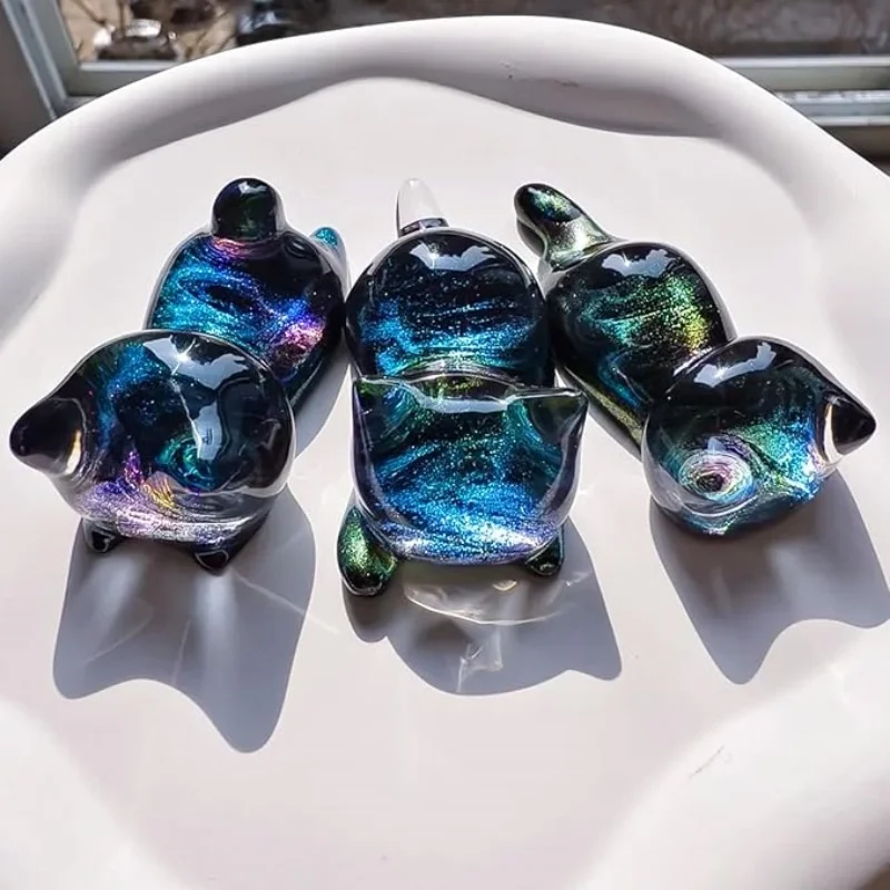 3D Cat Crystal Epoxy Resin Mol - Case With Pencil Holder recension och pris