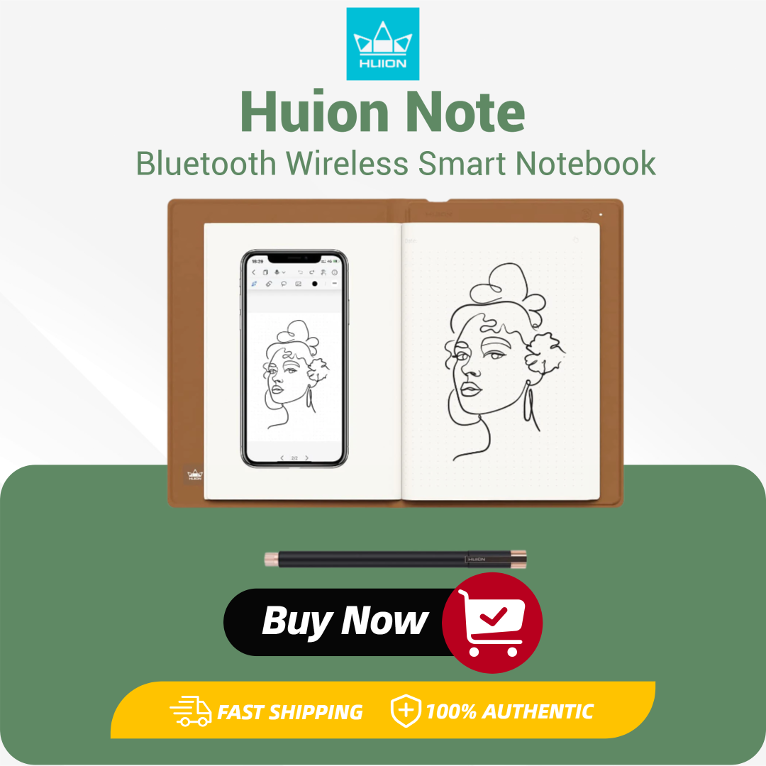 Huion Note Smart Notebook Wire - Huion Tablet Accessories recension och pris