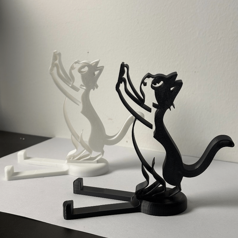 Abstract Hollow Line Cat Phone - Tablet Holder Accessories recension och pris