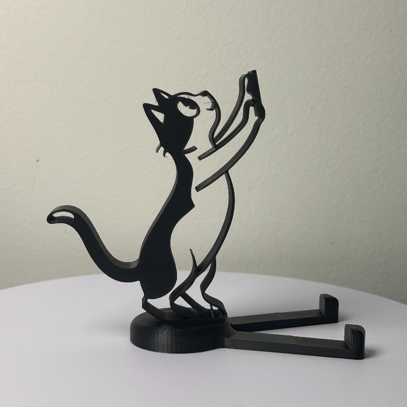 Abstract Hollow Line Cat Phone - Tablet Holder Accessories recension och pris