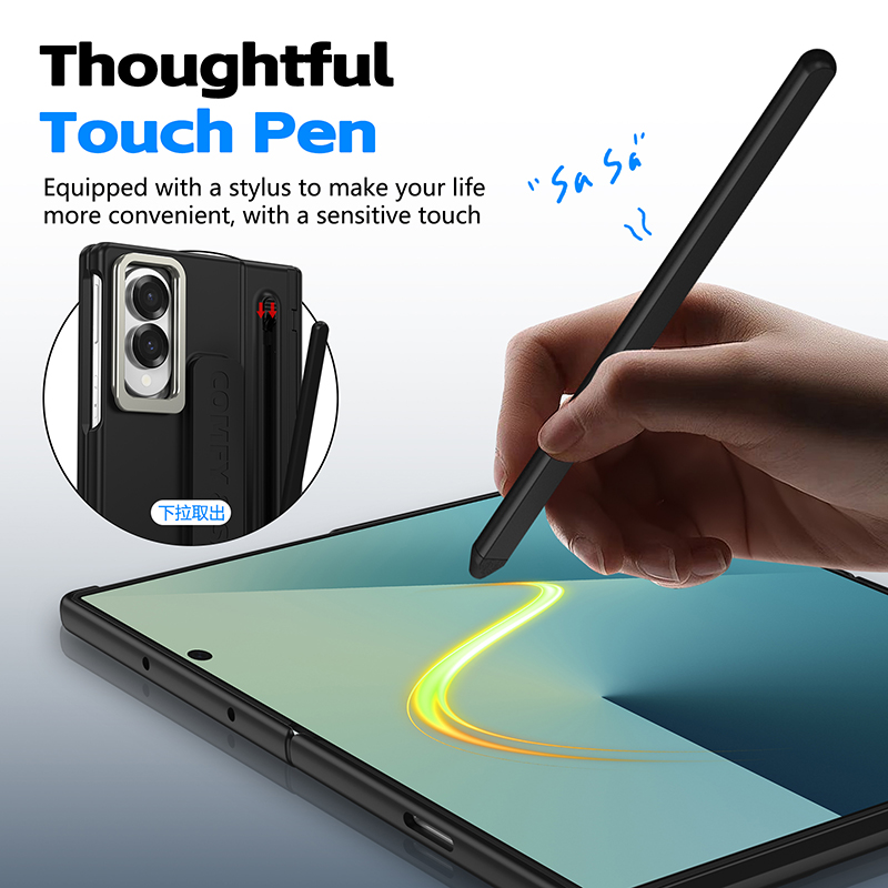 Lens Stand Phone Case For Sams - Case With Pencil Holder recension och pris