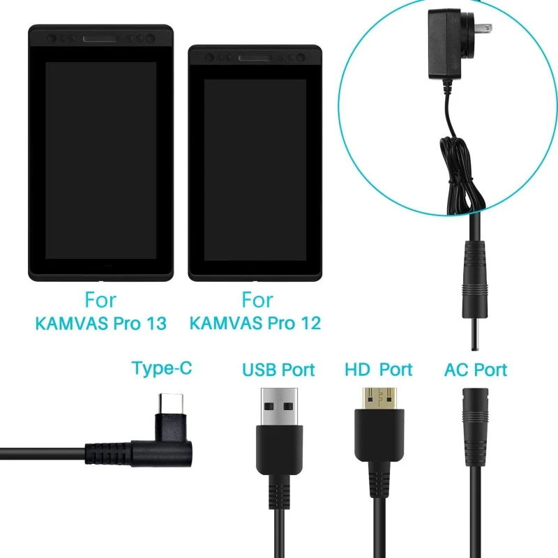 3 IN 1 Cable CB01 ONLY Compati - Huion Tablet Accessories recension och pris