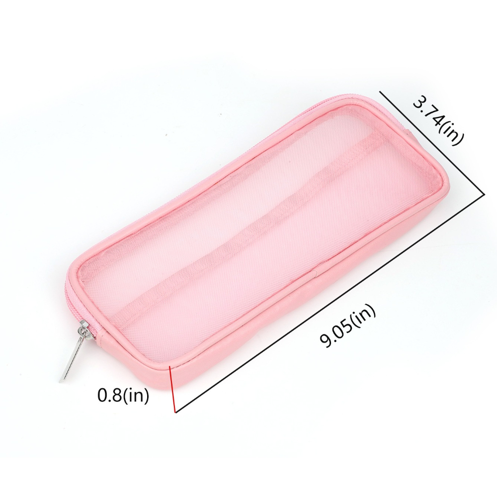 Mesh Makeup Brush Bag Case Hol - Case With Pencil Holder recension och pris