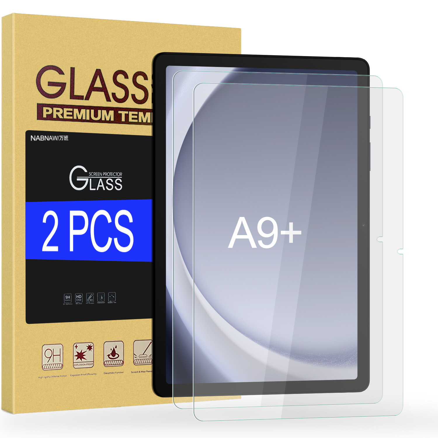 2 Pieces HD Scratch Proof Scre - Galaxy Tablet Accessories recension och pris
