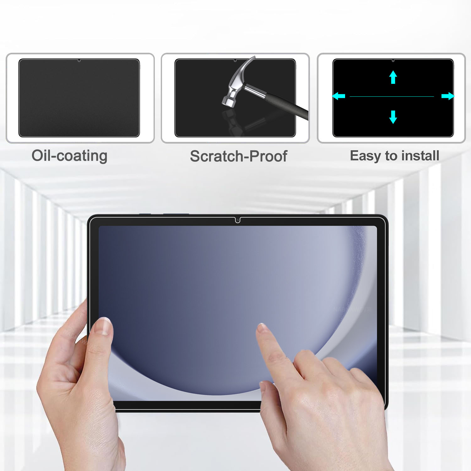 2 Pieces HD Scratch Proof Scre - Galaxy Tablet Accessories recension och pris