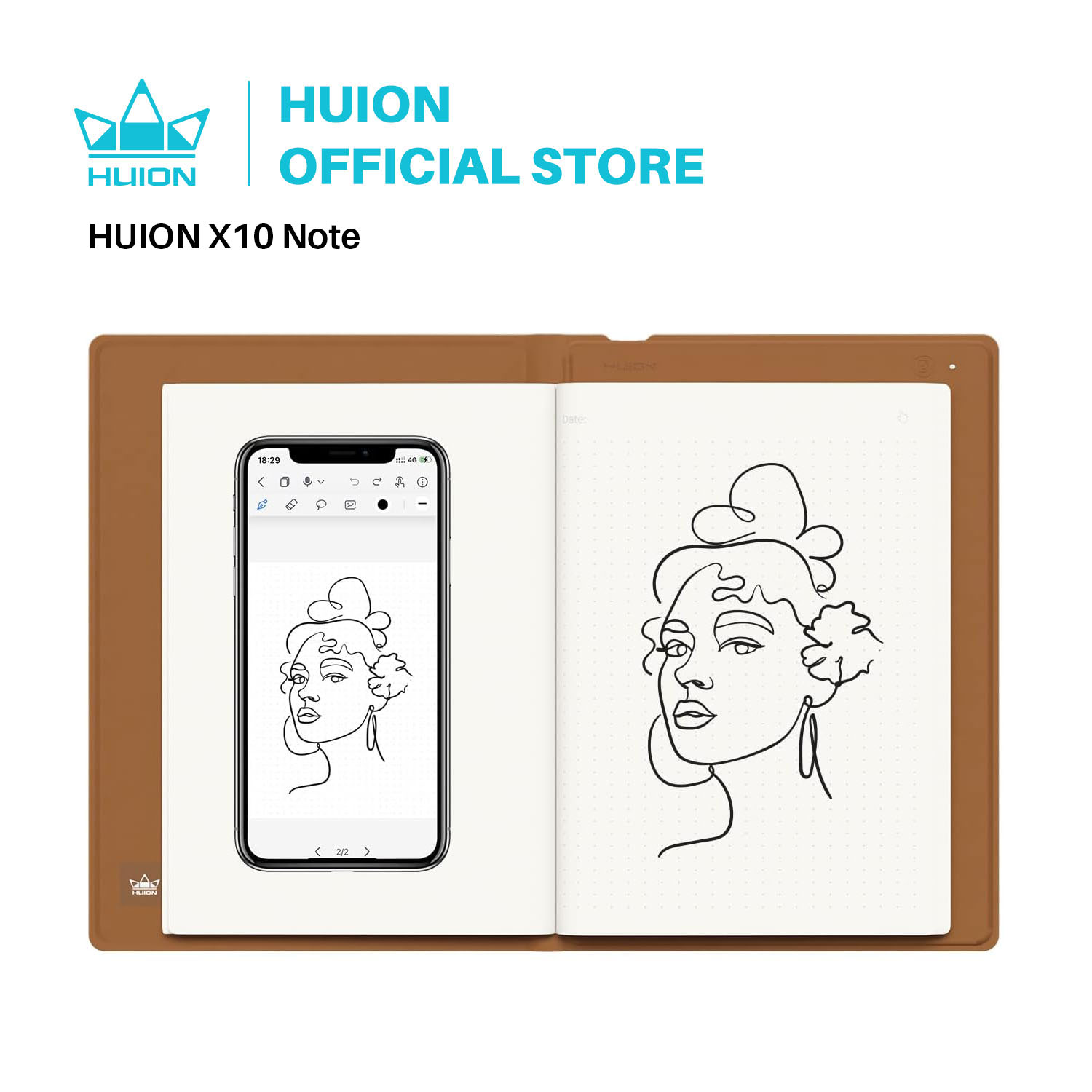 HUION Note 2-in-1 Digital Note - Huion Tablet Accessories recension och pris