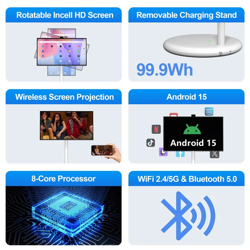 Smart Tablet 27 Inch Portable  - Tablet Accessories Uk recension och pris