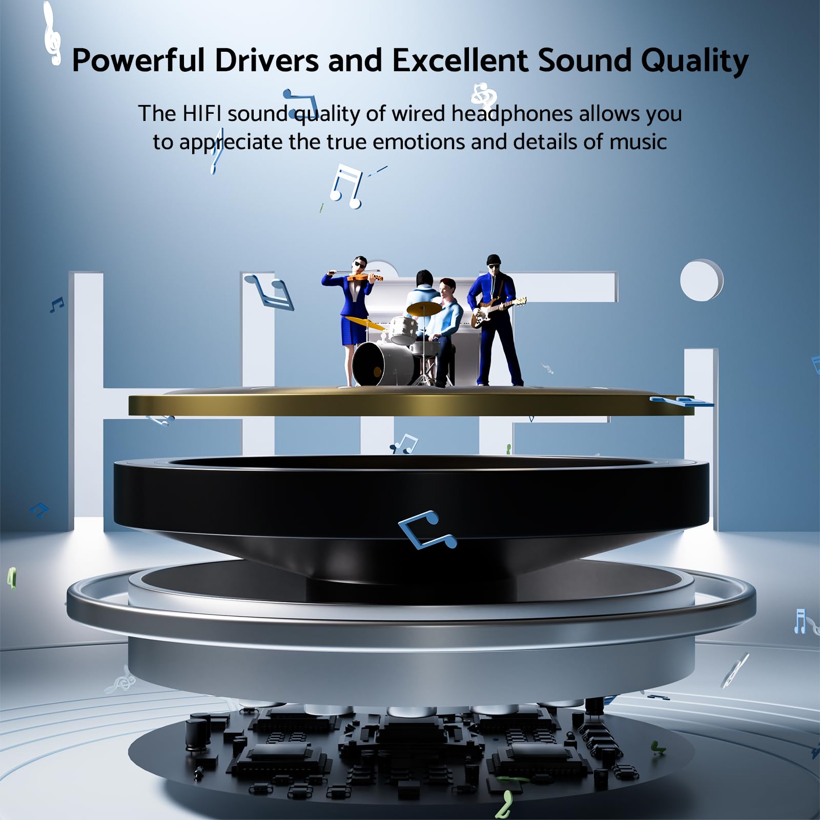 HiFi Surround Headphones Bass  - Tablet Gaming Accessories recension och pris