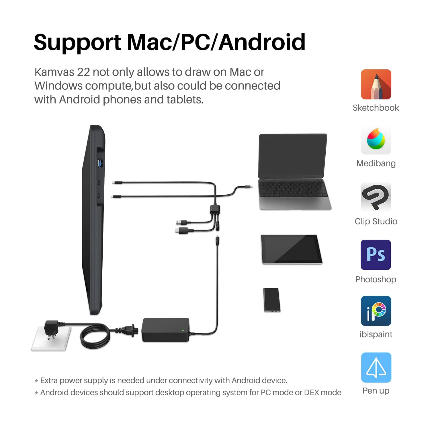 Huion Kamvas 22 Graphic Tablet - Huion Tablet Accessories recension och pris