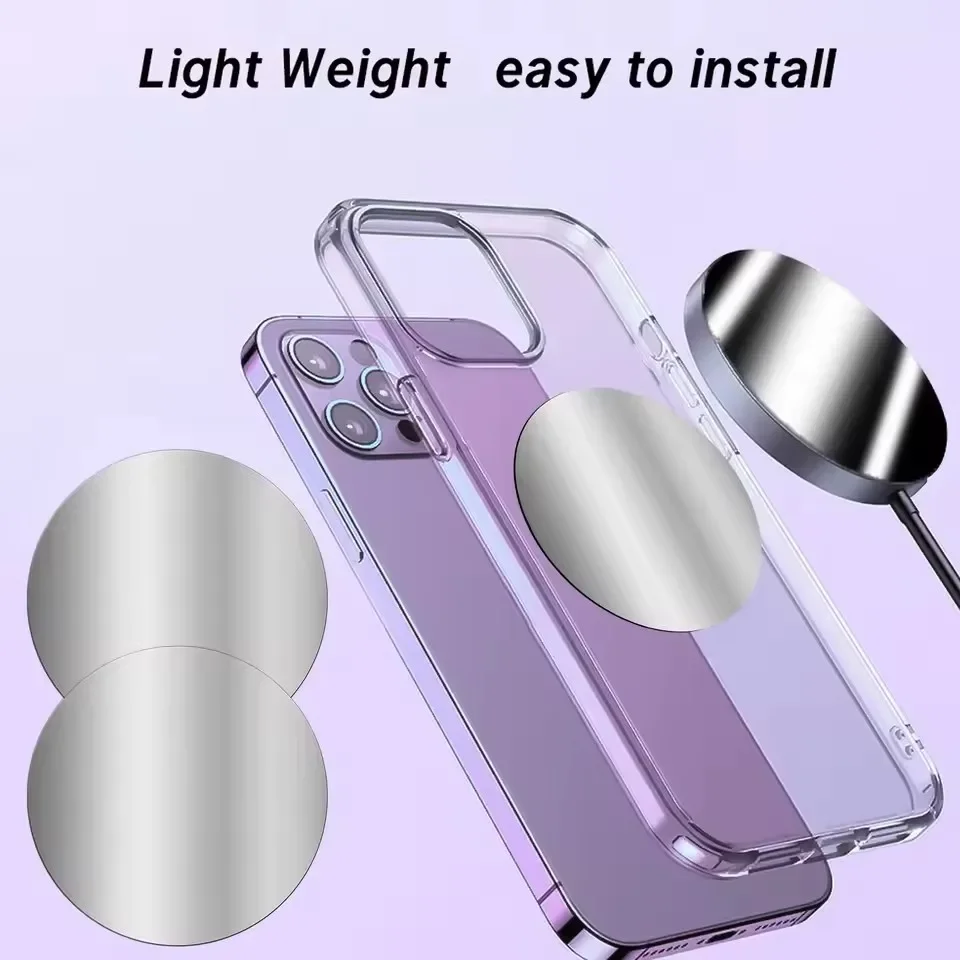 1-5PCS 8CM Magnetic Metal Plat - Tablet Holder Accessories recension och pris