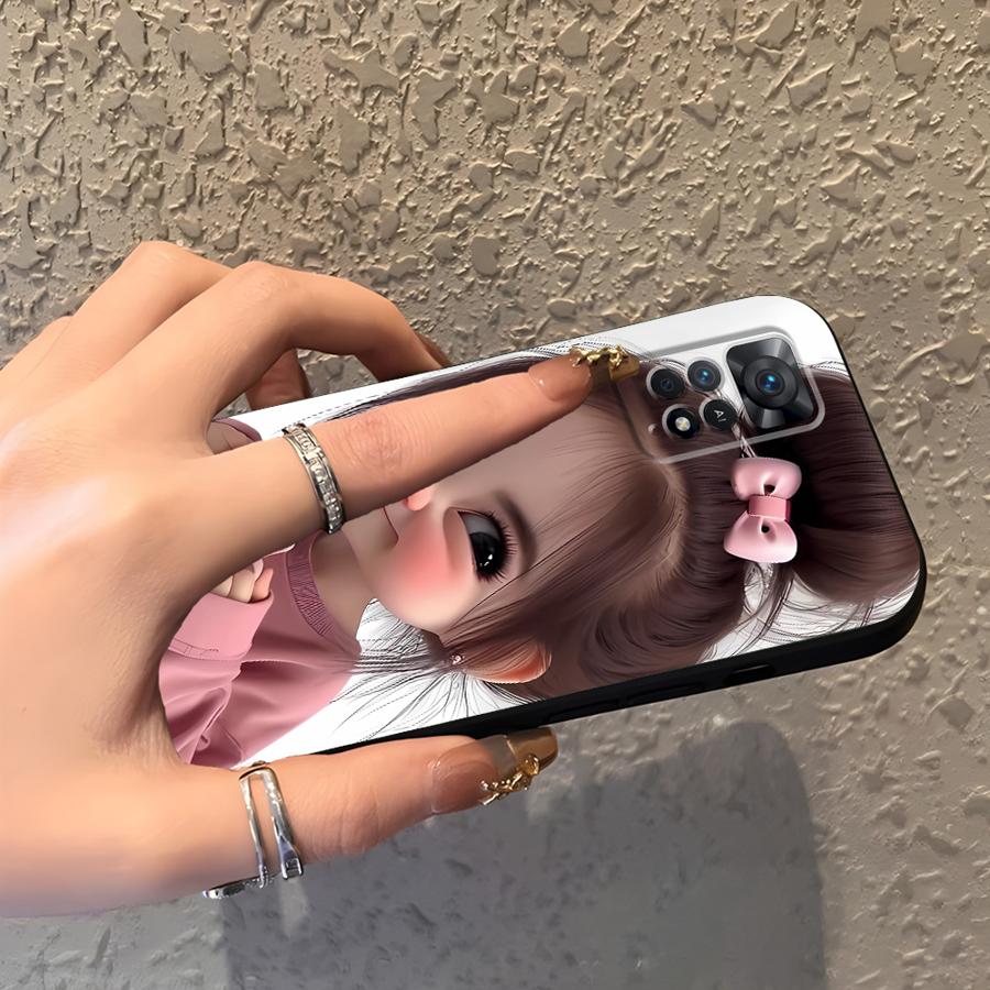 Cartoon Girl Pattern Funda Pho - Xiaomi Redmi Note 14 recension och pris