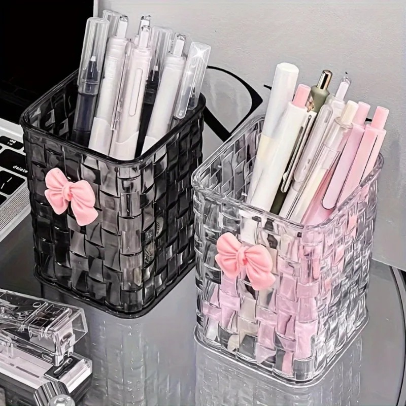 2pcs Transparent Acrylic Eyebr - Case With Pencil Holder recension och pris
