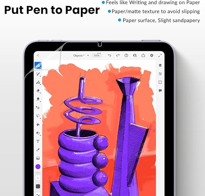 2PCS Like Paper Screen Protect - Paper Feel Screen Film recension och pris