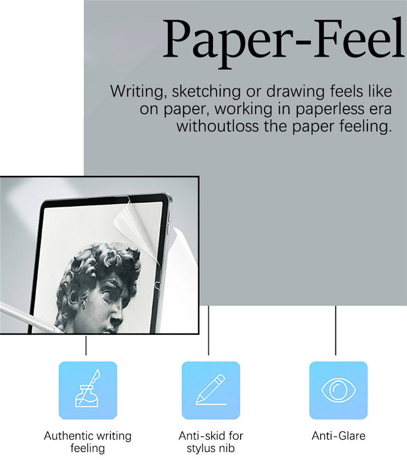 3Pcs Paper Feel Like Screen Pr - Paper Feel Screen Film recension och pris