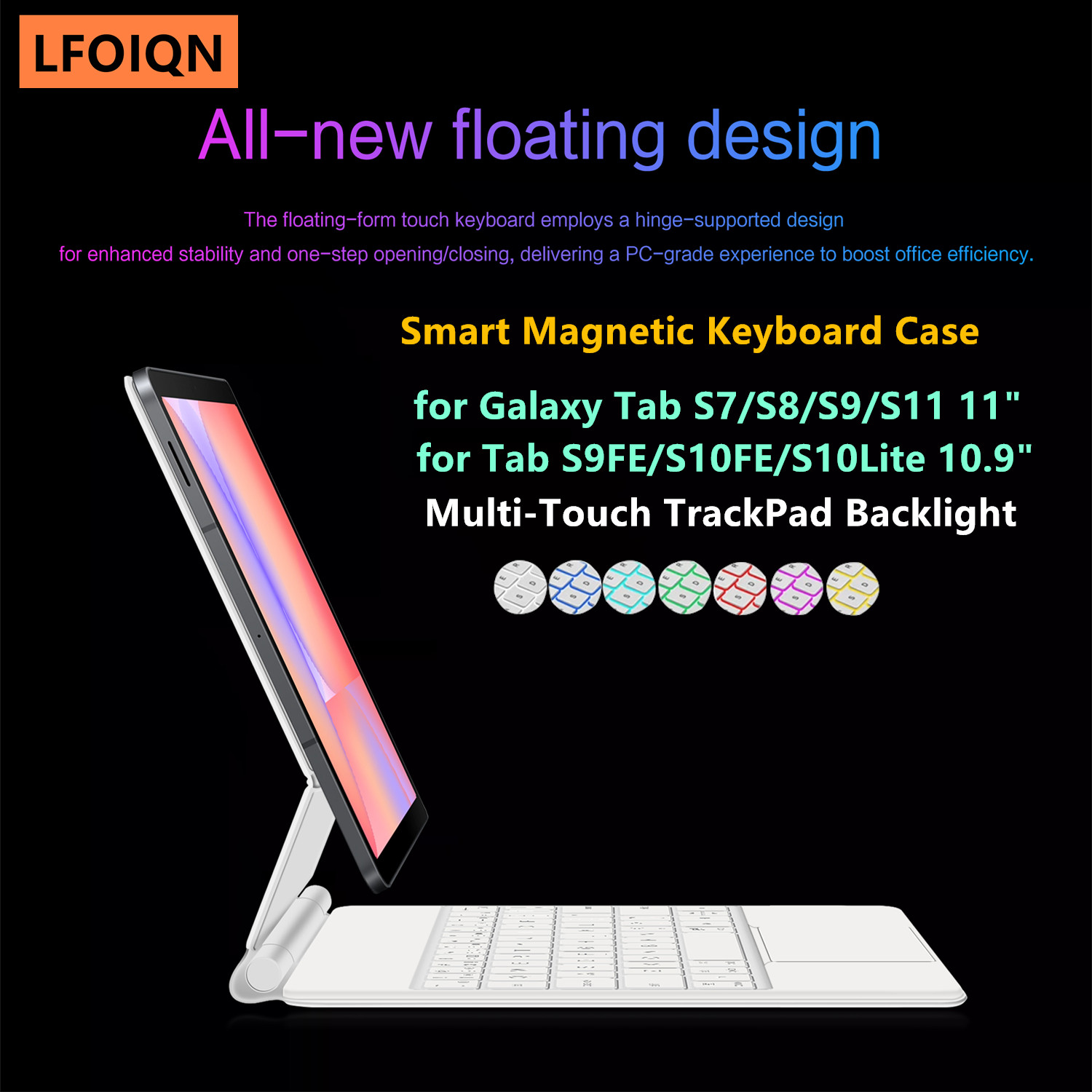 LFOIQN Magic Keyboard for Sams - Galaxy Tablet Accessories recension och pris