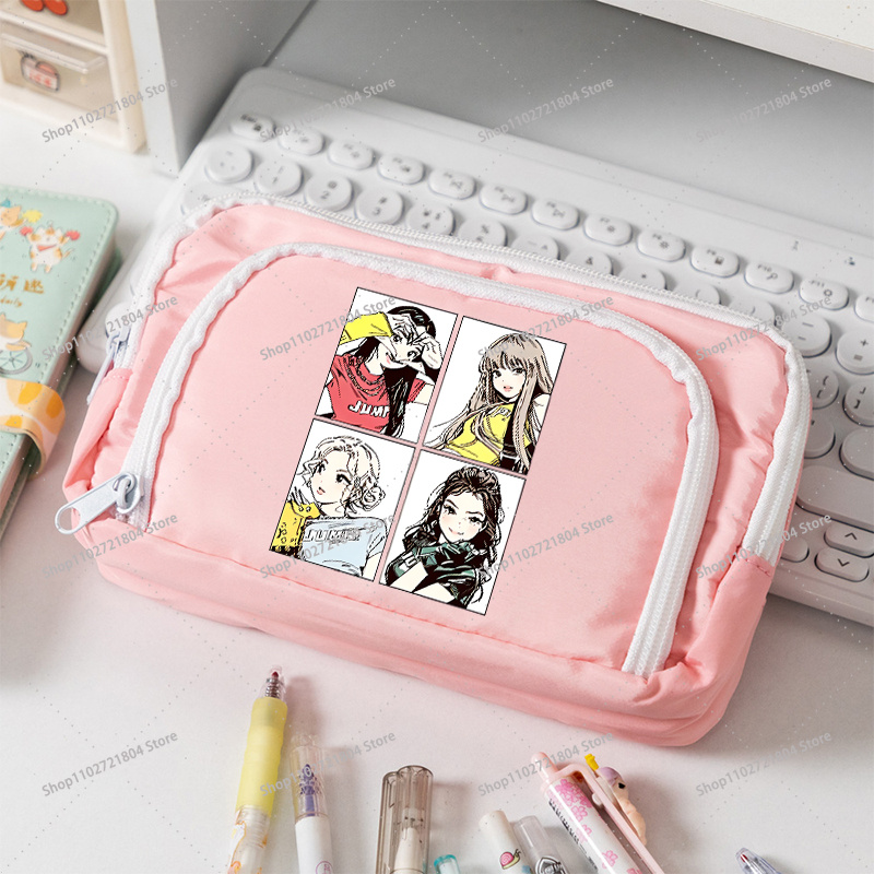 BlackPink Large Capacity Canva - Case With Pencil Holder recension och pris