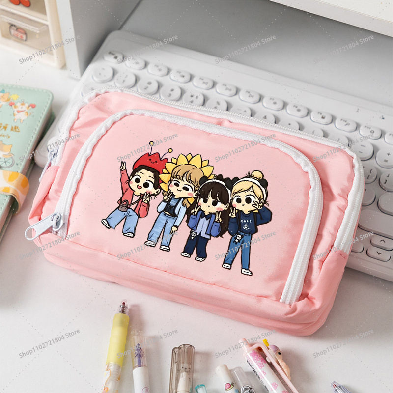 BlackPink Large Capacity Canva - Case With Pencil Holder recension och pris