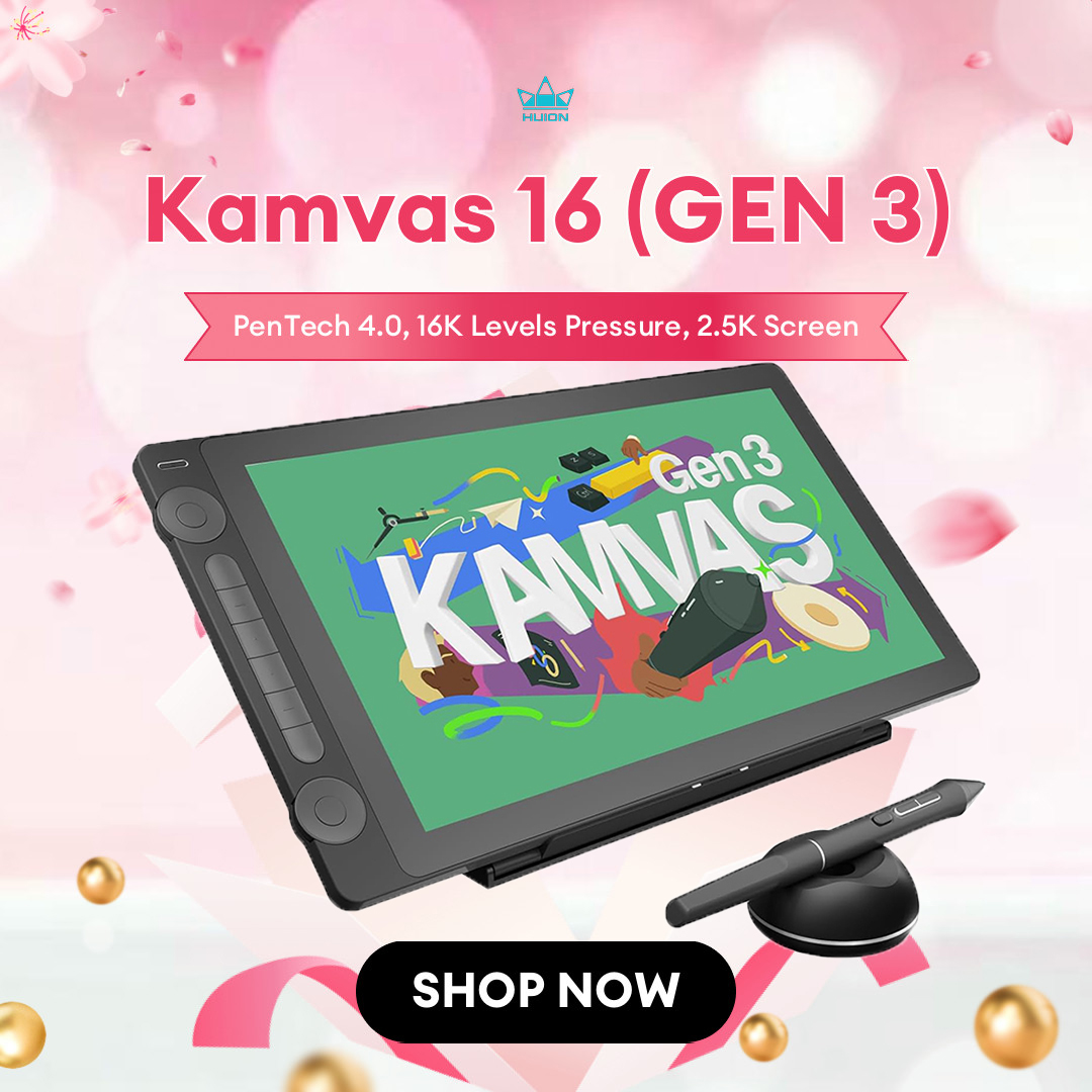 Huion Kamvas 16 (Gen 3) Graphi - Huion Tablet Accessories recension och pris