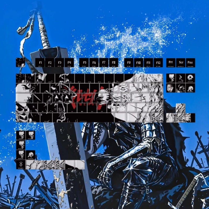 BERSERK Theme Anime Keycap 98  - Tablet Gaming Accessories recension och pris