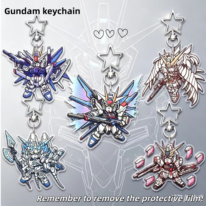 Gundam Series Flat Acrylic Key - Case With Pencil Holder recension och pris