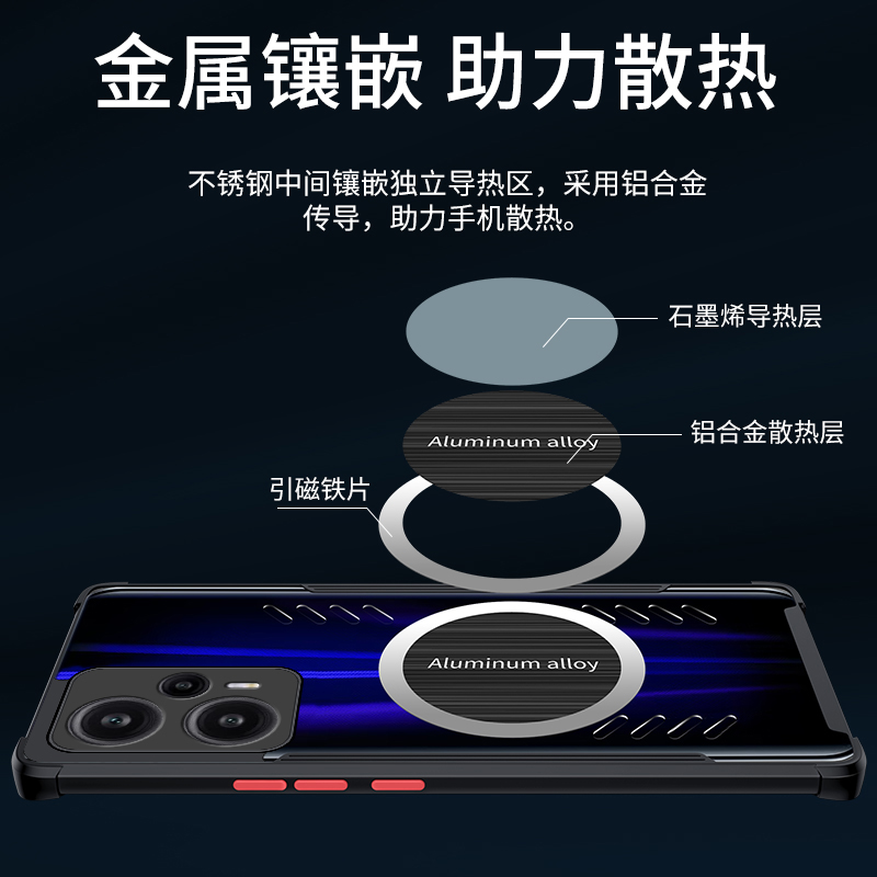 Magnetic Cooling Case For Redm - Redmagic Tablet Accessories recension och pris