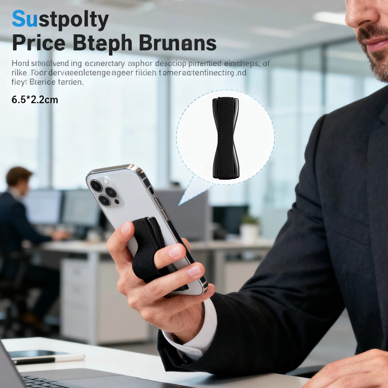 Portable Phone Grip Elastic St - Tablet Holder Accessories recension och pris