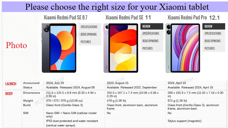 Case For Xiaomi RedMi Pad 10.6 - Redmi Tablet Accessories recension och pris