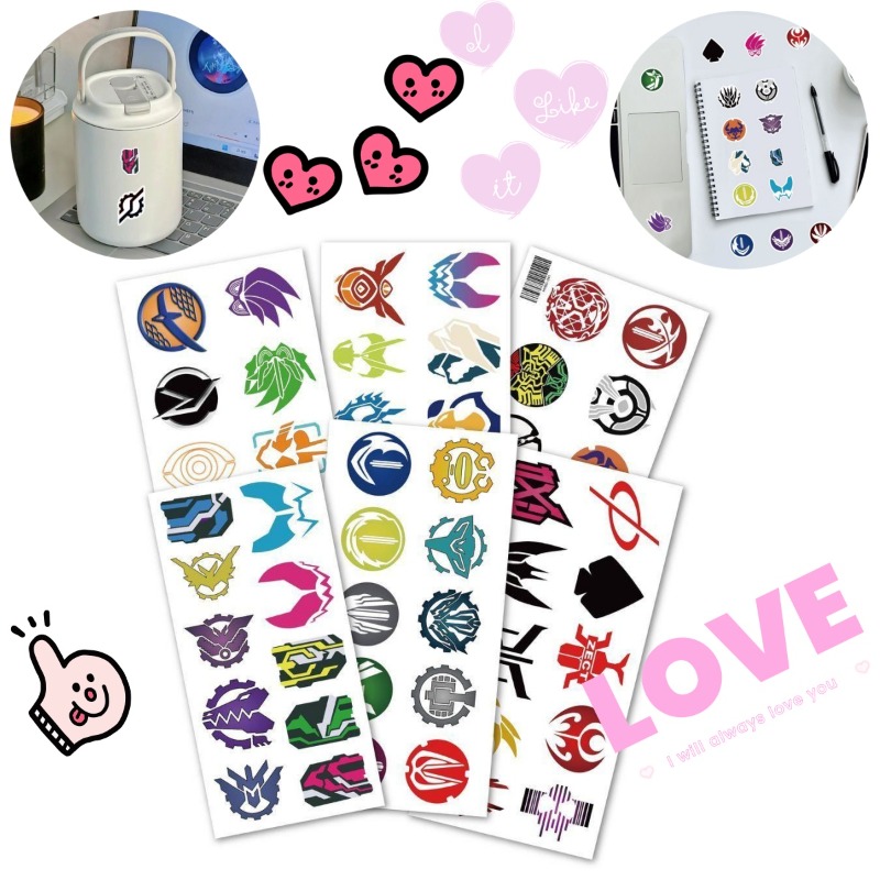 60 Sheets Kamen Rider Logo Sti - Laptop Tablet Accessories recension och pris