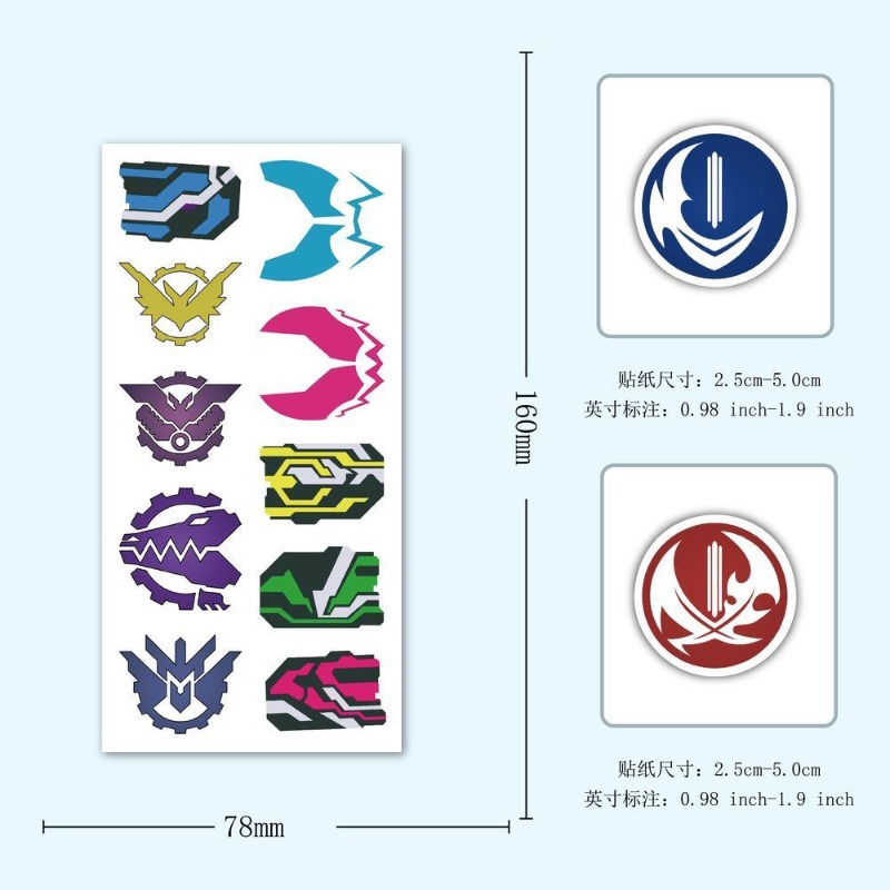 60 Sheets Kamen Rider Logo Sti - Laptop Tablet Accessories recension och pris